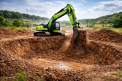 Pond digging and filling Services